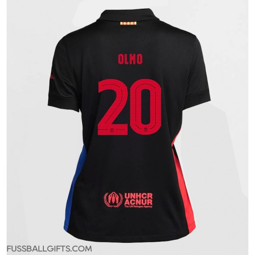 Barcelona Dani Olmo #20 Fußballbekleidung Auswärtstrikot Damen 2024-25 Kurzarm